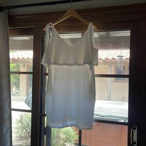 White cotton dress